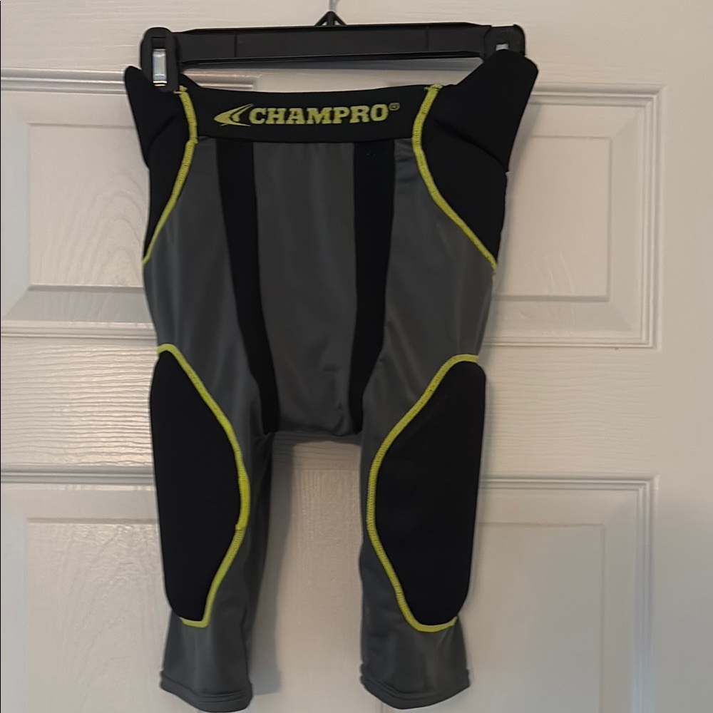 Champion Gray and Black Padded Sports Shorts